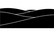 Minimal Landscape Silhouette, an Object Graphic by Designer_Momina (Thumbnail 5 of 19)