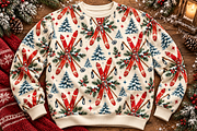 Retro Alpine Après Ski Seamless, a Pattern Graphic by Colorsfav (Thumbnail 2 of 7)