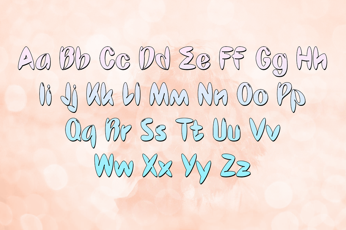 Kowane - Graffiti Bubble Font, a Sans Serif Font by Valentino Vergan (Photo 8 of 10)