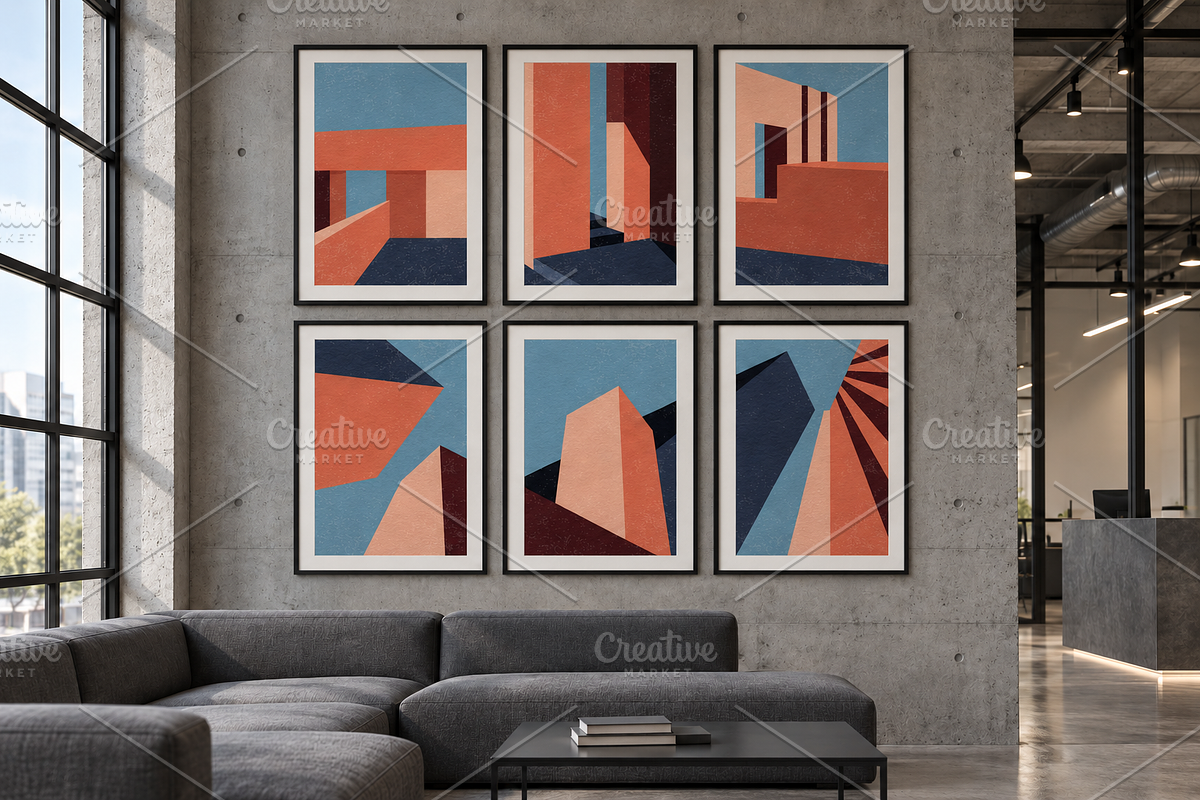 18 Minimalist Building Printable Art, a Background Graphic by C Design Studio (Photo 11 of 11)