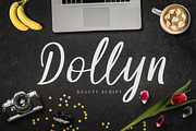Dollyn Script - Casual Playful Font, a Script Font by Konstantine Studio (Thumbnail 1 of 11)
