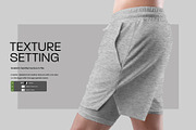 Mockups Shorts with Compression Line, a Bottom Mockup by Grow Design Craft Studio (Thumbnail 4 of 9)