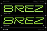 Brezsign - Modern Pixel Modular Sans, a Sans Serif Font by Typia Nesia (Thumbnail 2 of 10)