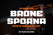 Brone Sporna, a Serif Font by alon kelakon (Thumbnail 1 of 6)