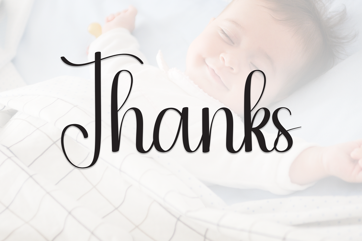 Babycute | Script Font, a Handwritten Font by Scratchones (Photo 9 of 9)