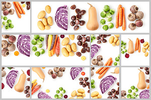 Autumn Vegetable Photo Pack, a Food & Drink Photo by ifiStudio