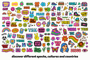 Groovy Mega 500 Stickers Bundle, an Object Graphic by Ckybe's Corner (Thumbnail 2 of 6)