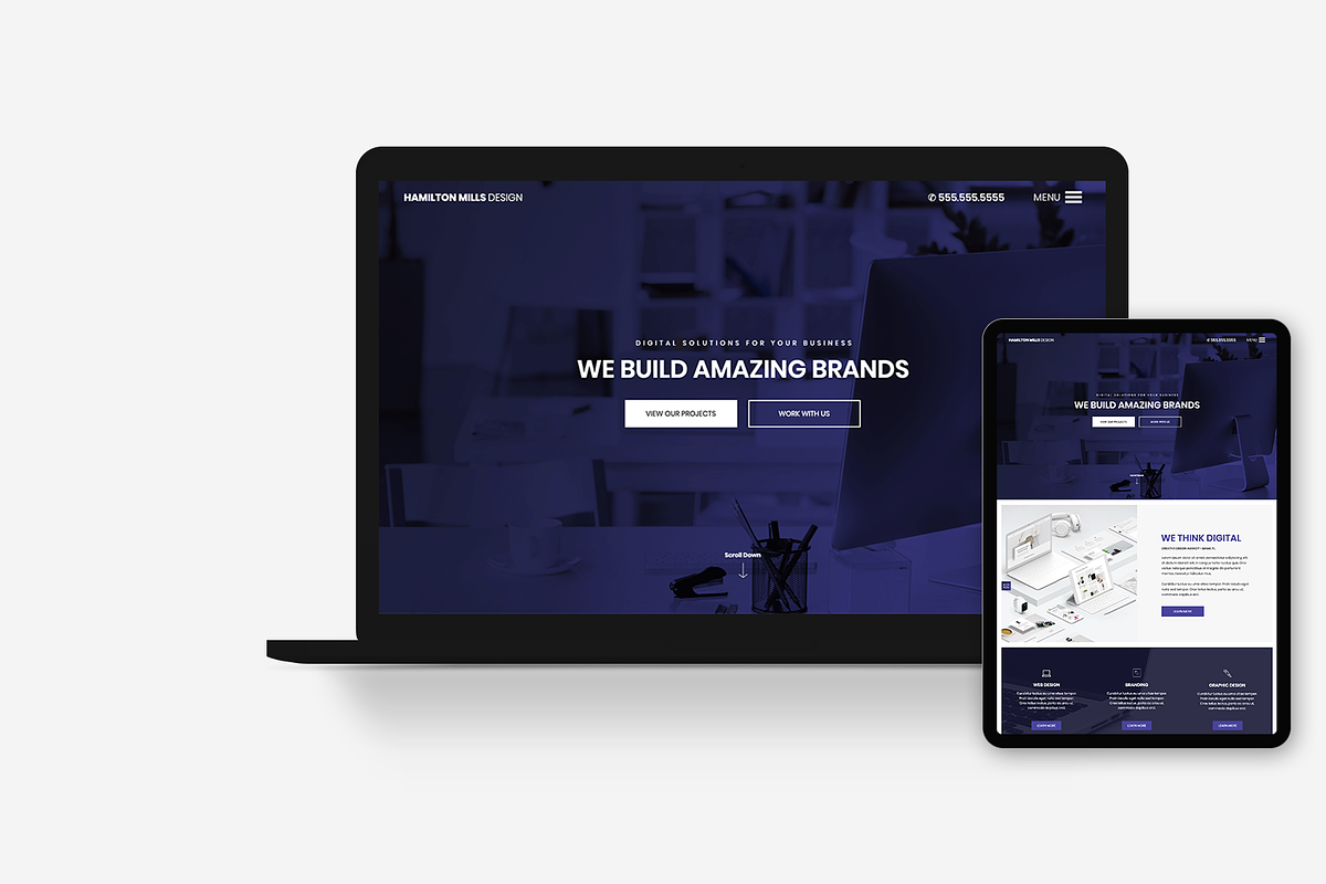 Creative Agency Website Template, a Websites & App Template by WIX PRO THEMES