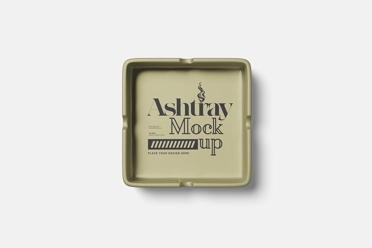 Ashtray Mockup, a Product Mockup by bimockup (Photo 4 of 6)