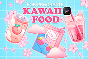 Procreate Brushes Anime, Cute Stamps, a Food Illustration by InkPrintsTattoo (Thumbnail 1 of 7)