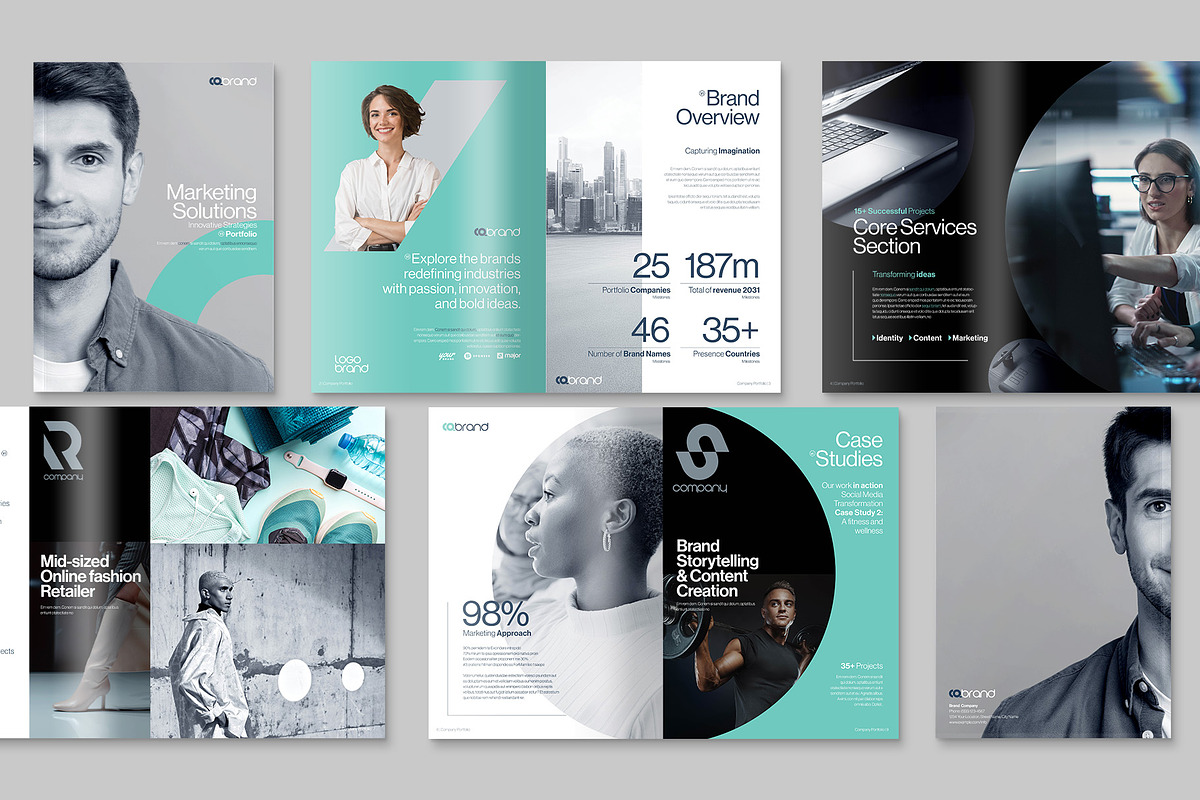 Company Brochure Template, a Brochure Template by BrandPacks (Photo 2 of 5)