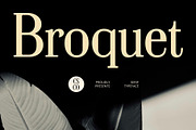 Broquet – Contemporary Font, a Serif Font by Craft Supply Co. (Thumbnail 1 of 8)