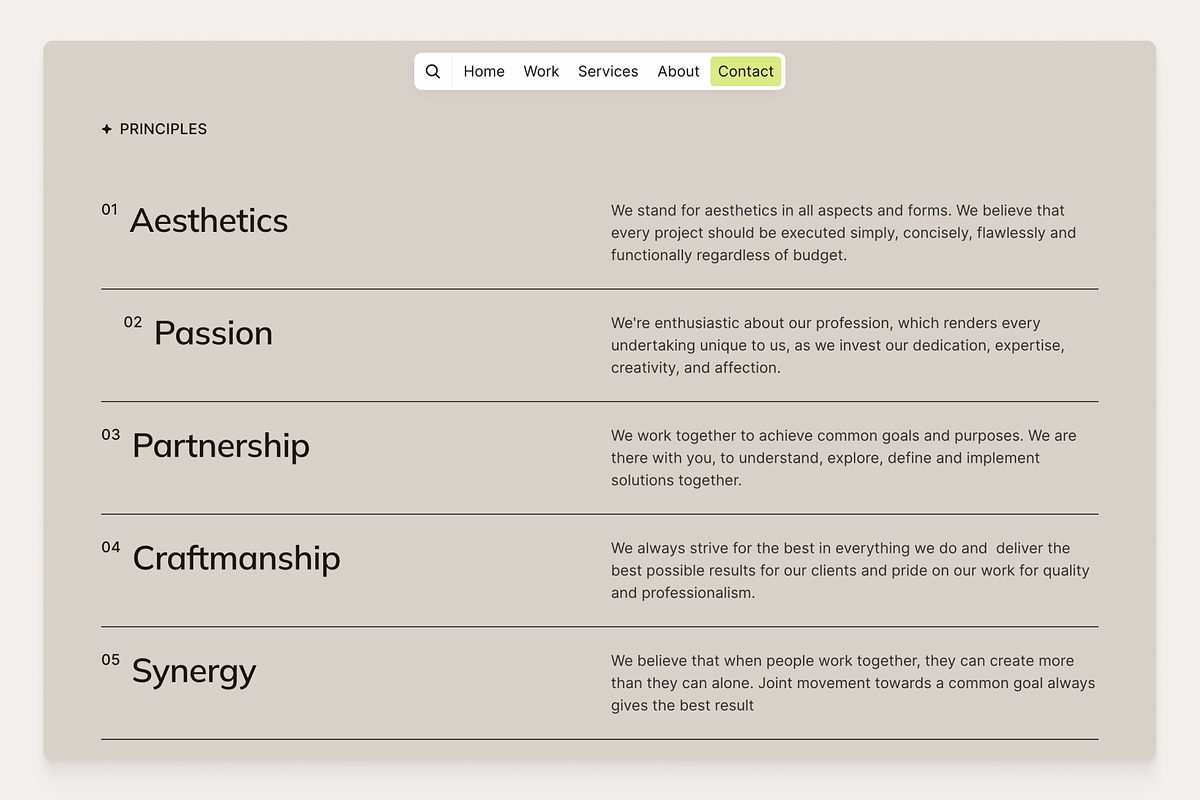 Nasnaga — Template for Framer, a Landing Page Template by Vitalii Radov (Photo 6 of 8)