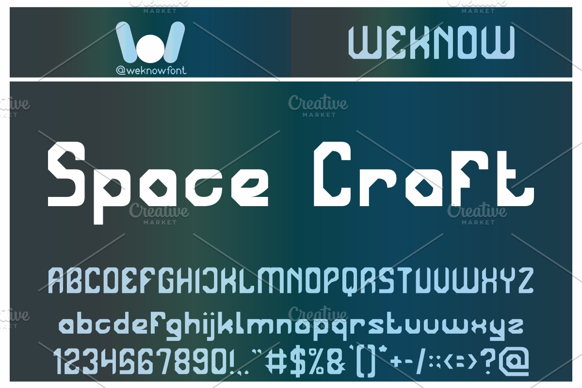 Mecha Robot font, a Font by weknow (Photo 5 of 5)