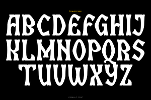 Jenmalo Display Font