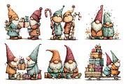 Christmas Whimsical Gnome Friend, a Seasonal Illustration by Creative Art (Thumbnail 2 of 7)