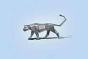 Set of vector polygonal animals, an Object Graphic by lemonoff (Thumbnail 6 of 7)