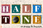 Halftone Brushes for Procreate, a Brush Add-On by KJP Designs (Thumbnail 1 of 18)