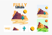 Flat Desert Icons, a Duotone Icon by Prosymbols (Thumbnail 4 of 17)