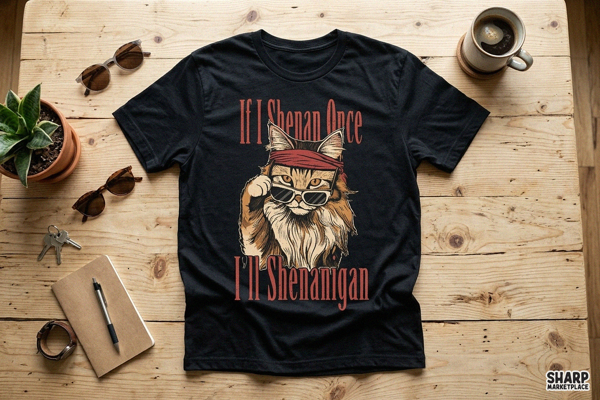 If I Shenan Once I'll Shenanigan, an Object Graphic by SharpMarketplace (Photo 4 of 6)