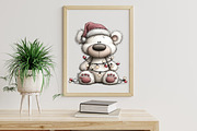 Christmas Polar Bear Lights Clipart, an Illustration by Libby Wishes (Thumbnail 3 of 9)