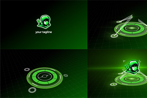 3D Grid Range Logo DaVinci Resolve, a Templates & Theme by 2dfx