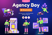 Milenia Agency Boy, a Characters & Person 3D Model by kerismaker (Thumbnail 1 of 8)