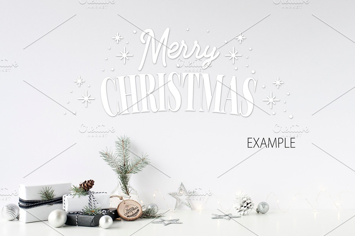 Christmas Scandinavian Mockup Bundle, a Print Template by Yuri-U (Photo 19 of 32)