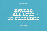 Mag Funky - Retro Groovy Font, a Sans Serif Font by Holyline Design (Thumbnail 10 of 13)