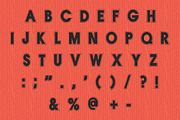 Western Vintage Font, a Font by Fourteen Letter (Thumbnail 5 of 5)
