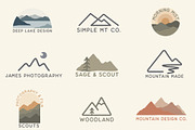 Boho Travel - 27 Logos & 45 Elements, a Work Illustration by Jake & Meg (Thumbnail 3 of 7)
