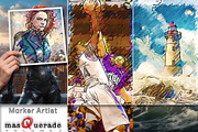 masQuerade - Photoshop FX, an Action Add-On by Pencil Pixels (Thumbnail 7 of 26)