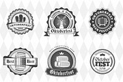 Set of Oktoberfest Badges, a Branding & Logo Template by AntartStock (Thumbnail 2 of 3)