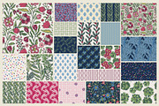 Folk Floral Seamless Patterns, a Pattern Graphic by Sonulkaster (Thumbnail 2 of 15)