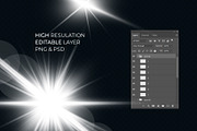 47 White Lens Flare Reflection Pack, an Object Graphic by Warm Snow (Thumbnail 4 of 5)