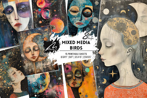 Astronomical Papers, Collage, a Person Illustration by Digital Art Mahdiseño
