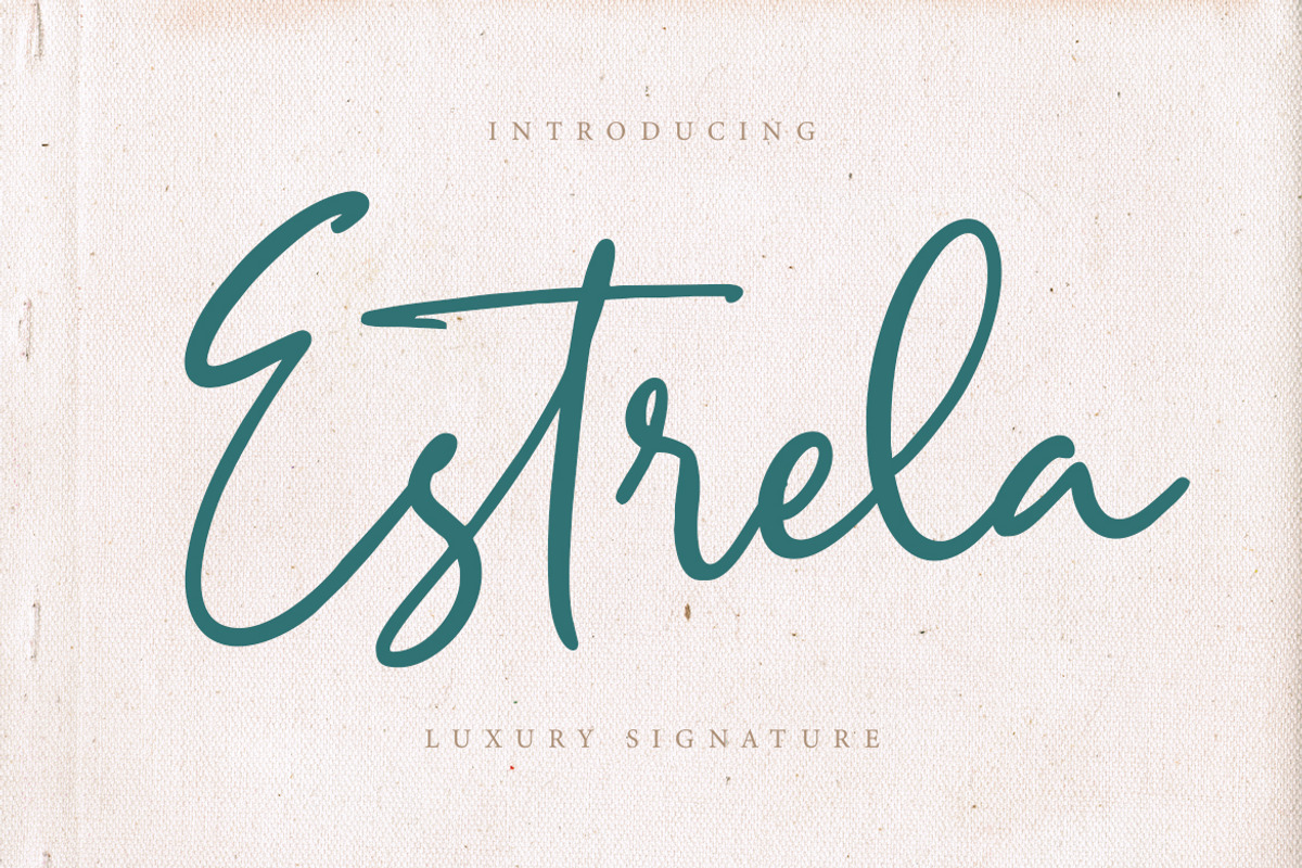 Estrela Luxury Wedding Font
