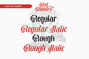 Red Ribbory, a Slab Serif Font by Vava Aryanto (Thumbnail 11 of 12)
