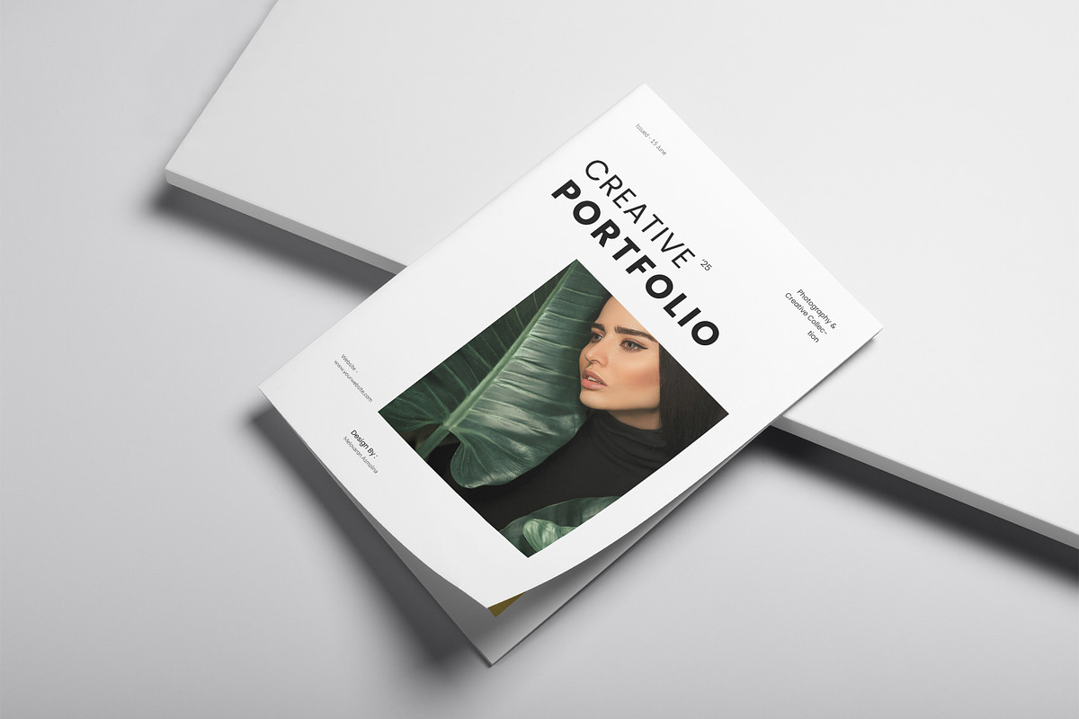Creative Portfolio Template, a Magazine Template by DesignCrest (Photo 2 of 14)