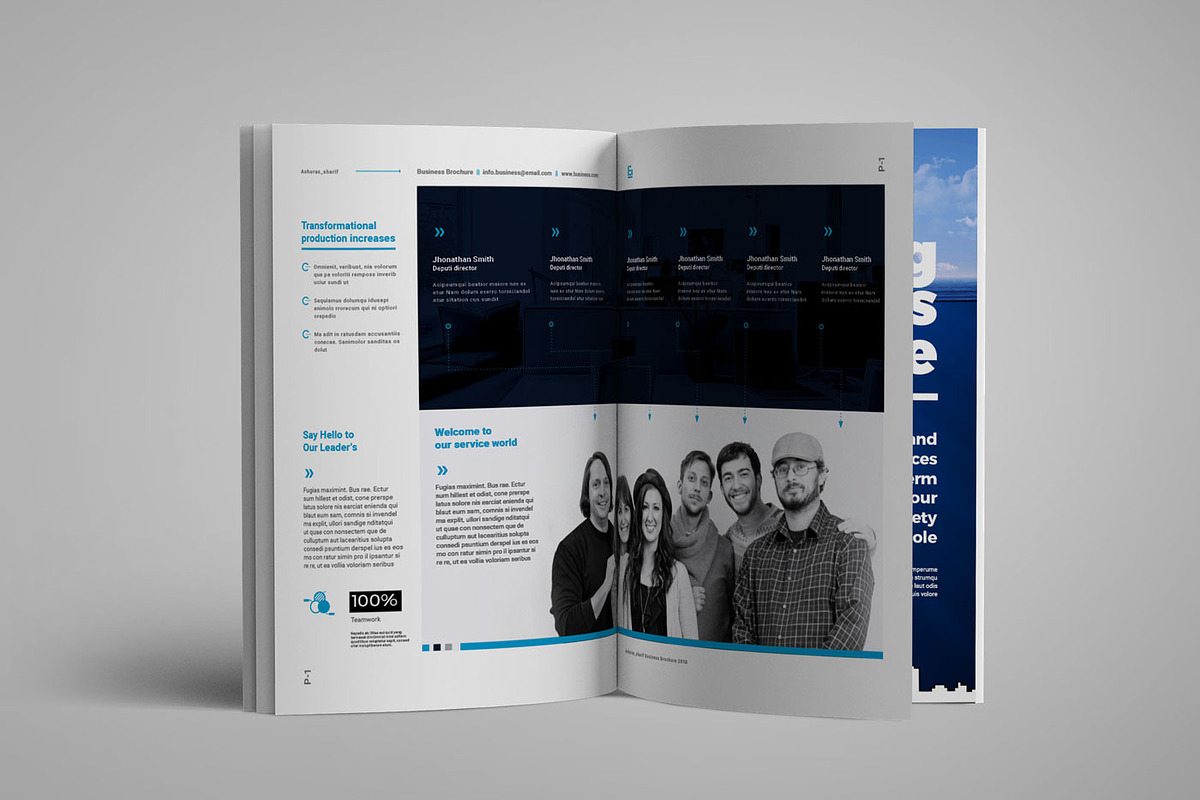 Unite Business Brochure, a Brochure Template by Elite_Standard (Photo 6 of 14)