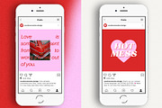 Instagram Social CANVA Valentine, a Social Media Template by Vermeulen Design Studio (Thumbnail 2 of 5)