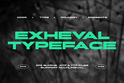 Exheval, a Sans Serif Font by graphicook (Thumbnail 1 of 10)