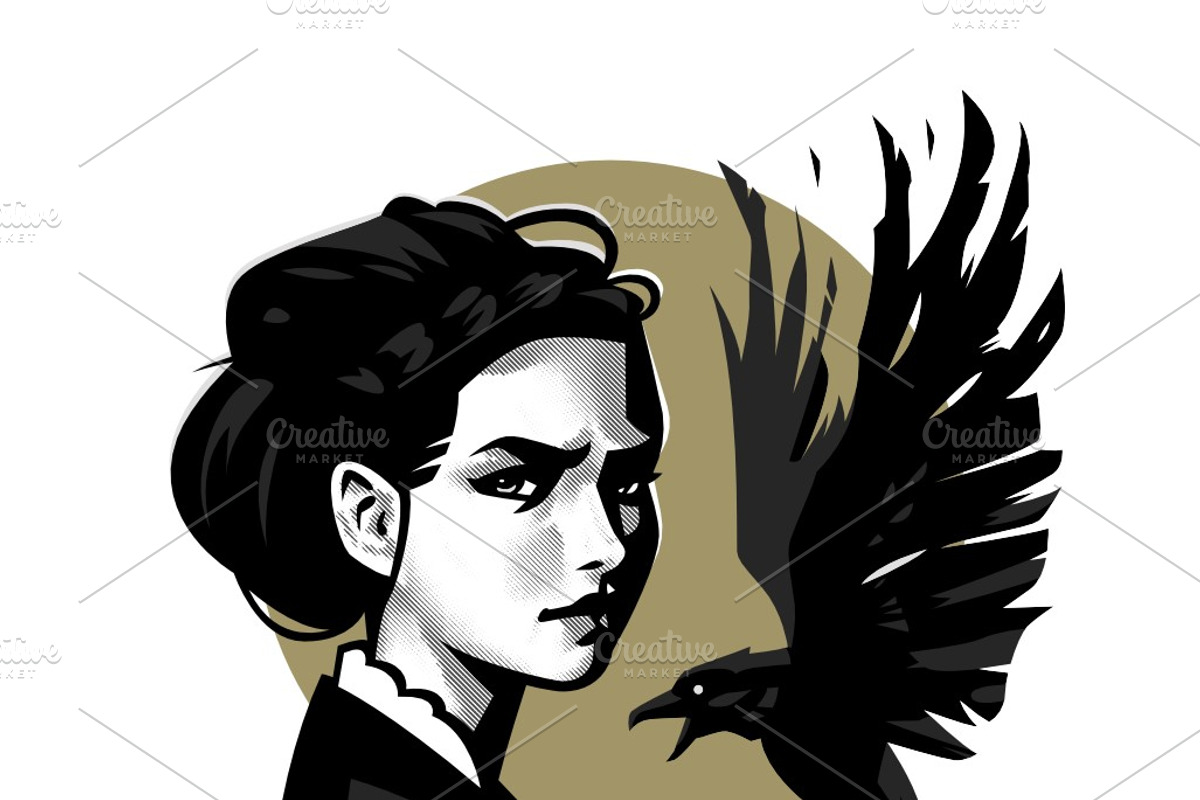 Collection of women's portraits, a Person Illustration by Masterlevsha (Photo 3 of 4)