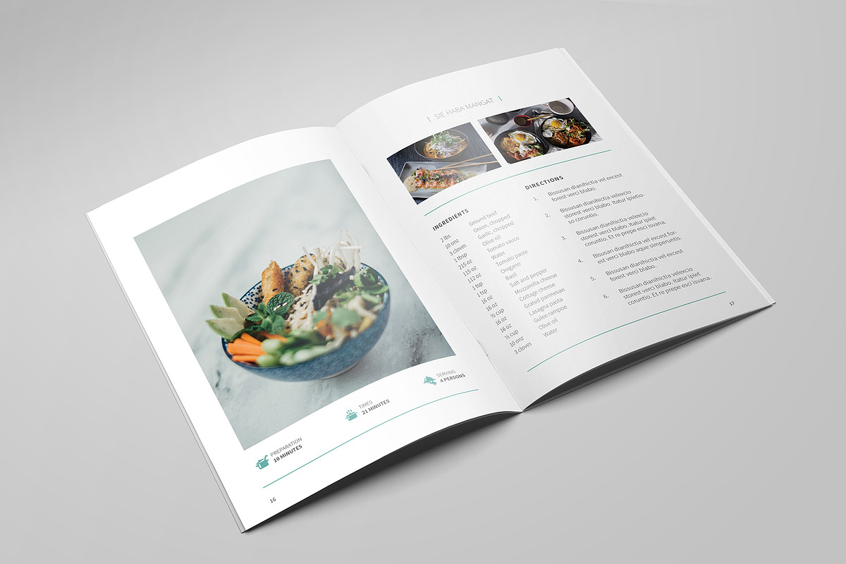 A5 Recipe Book II, a Brochure Template by Bookrak Graphic Design (Photo 9 of 13)
