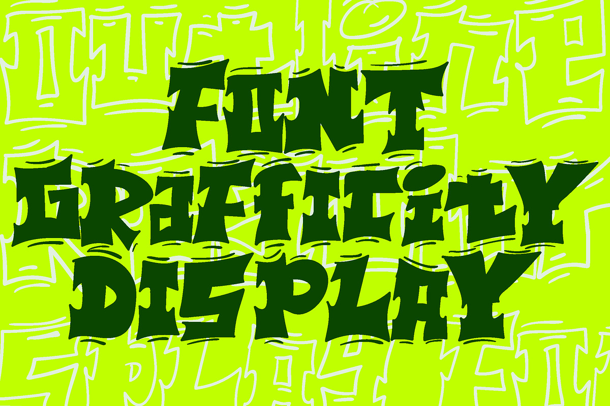 Grafficity - Display Font, a Font by Fontcastle (Photo 1 of 5)