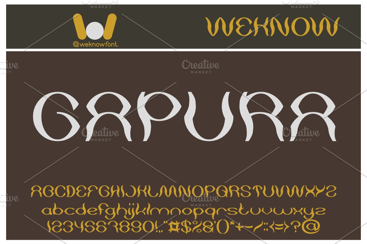 psychedelic font, a Font by weknow (Photo 4 of 5)
