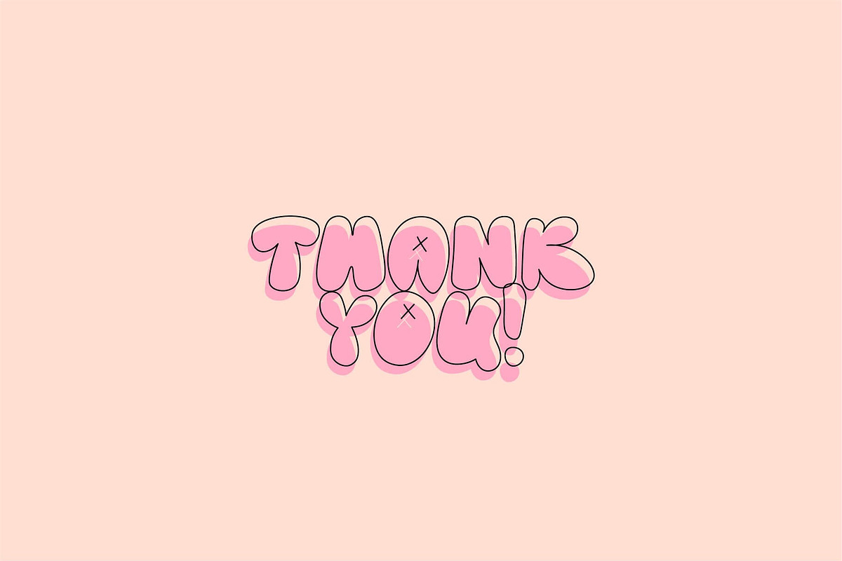 Love Bubble Font, a Font by Artcoast Fonts (Photo 4 of 10)