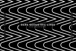 Dark Geometric Lines, a Graphic by MalyskaStudio