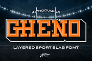 Gheno, a Slab Serif Font by Artisan Themes (Thumbnail 1 of 12)