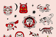 Asian Doodles Bundle, an Object Graphic by Annie Konst (Thumbnail 2 of 22)